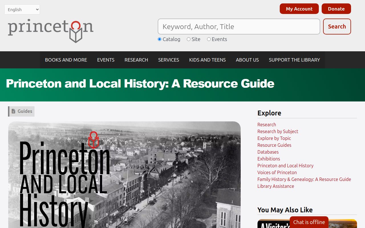 West Windsor city directory research at Princeton Public Library local-history holdings